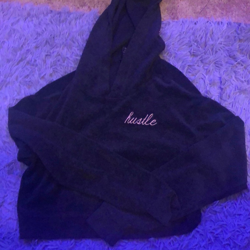 Crop top hoodie